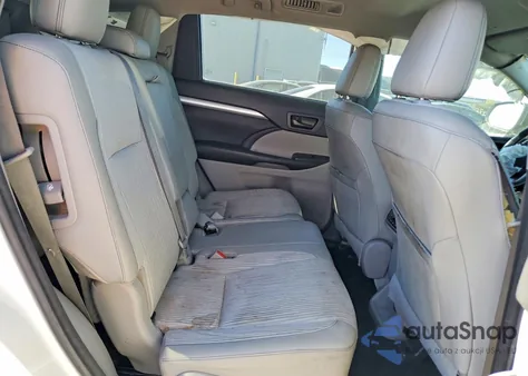 2018 Toyota Highlander Le из США, поврежденный, VIN 5TDBZRFHXJS871082